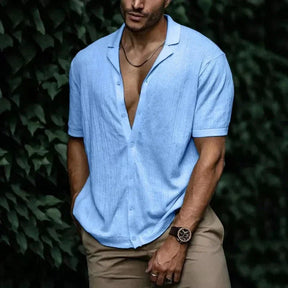 Camisa Masculina Piannaro PN083 em algodão e poliéster com modelagem ajustada.