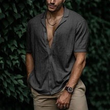Camisa Masculina Piannaro PN083 em algodão e poliéster com modelagem ajustada.