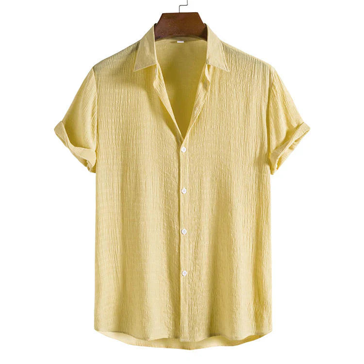 Camisa Masculina em Linho Piannaro PN383 com design elegante e confortável.