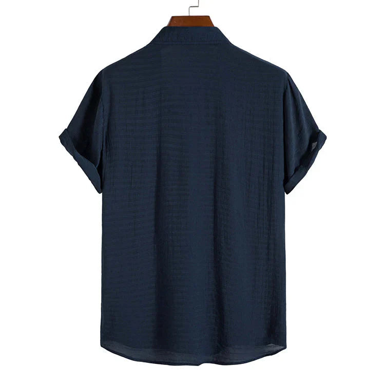 Camisa Masculina em Linho Piannaro PN383 com design elegante e confortável.