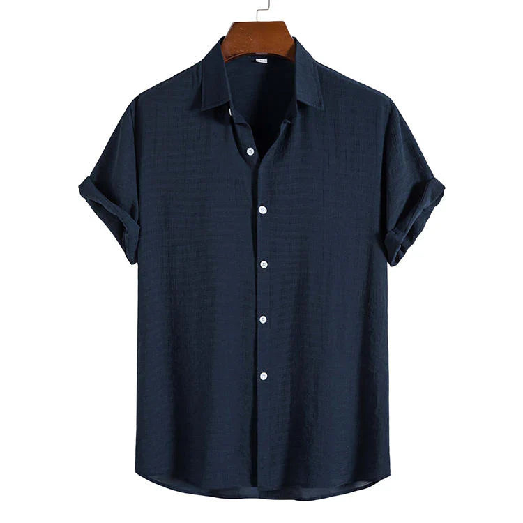 Camisa Masculina em Linho Piannaro PN383 com design elegante e confortável.