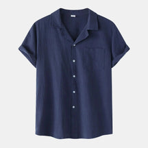 Camisa Masculina em Linho Piannaro PN397 em um design casual e confortável.