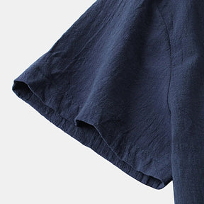Camisa Masculina em Linho Piannaro PN397 em um design casual e confortável.