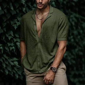 Camisa Masculina Piannaro PN083 em algodão e poliéster com modelagem ajustada.