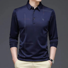 Camisa Polo Manga Comprida Masculina Piannaro PN052 em tecido premium