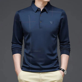 Camisa Polo Manga Comprida Masculina Piannaro PN052 em tecido premium