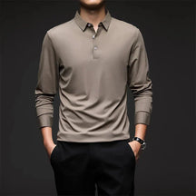 Camisa Polo Manga Comprida Masculina Piannaro PN051 em tecido premium