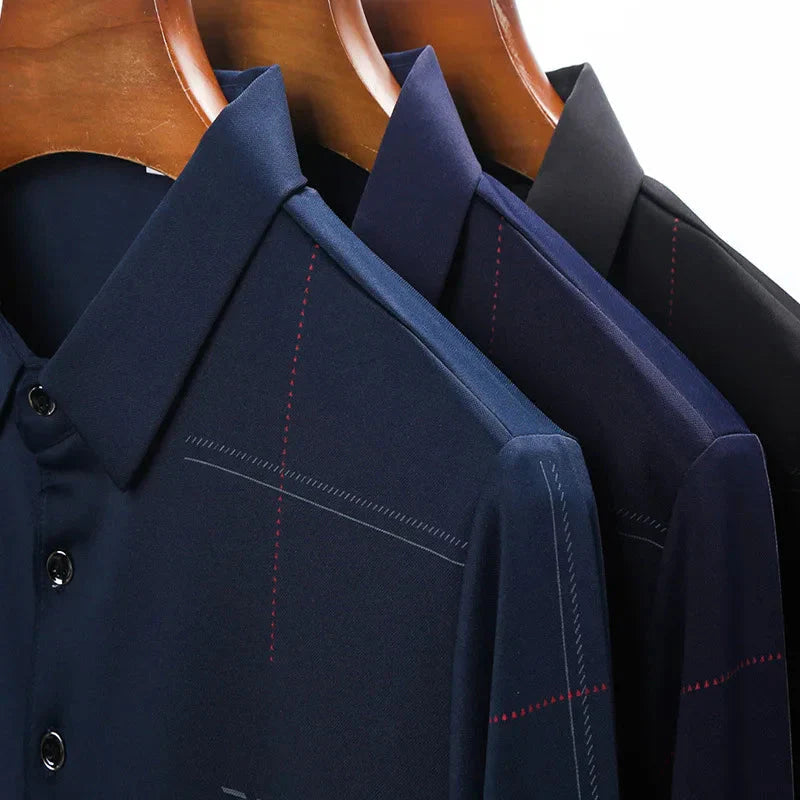 Camisa Polo Manga Comprida Masculina Piannaro PN052 em tecido premium