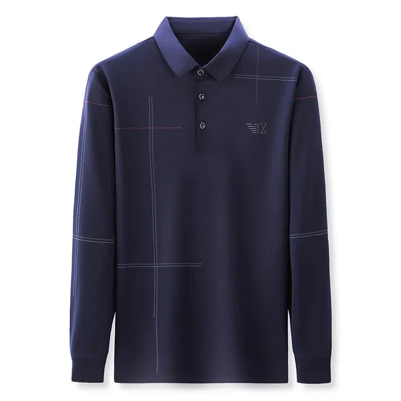 Camisa Polo Manga Comprida Masculina Piannaro PN052 em tecido premium