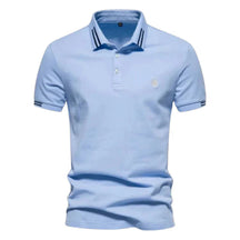 Camisa Polo Masculina Piannaro PN201 em algodão com detalhes bordados.