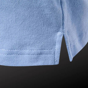 Camisa Polo Masculina Piannaro PN201 em algodão com detalhes bordados.