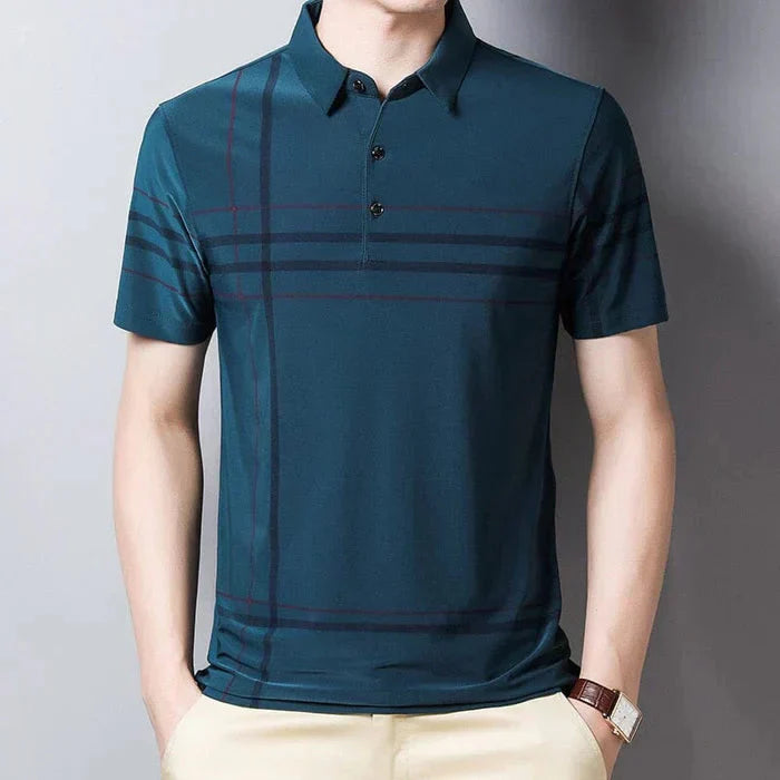 Camisa Polo Masculina Listrada Piannaro PN235 com design moderno e elegante.