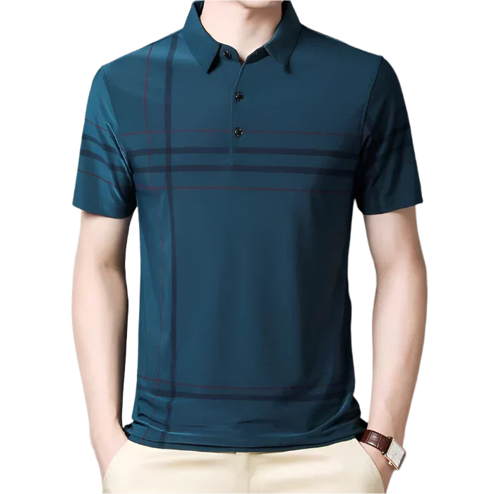 Camisa Polo Masculina Listrada Piannaro PN235 com design moderno e elegante.