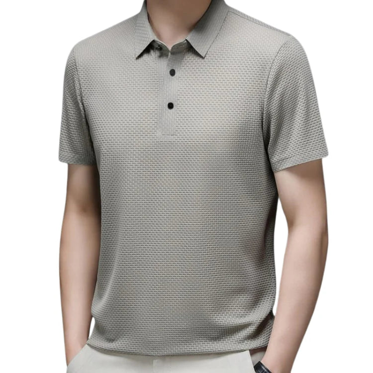 Camisa Polo Masculina Premium Piannaro PN024 em tecido leve e elegante.