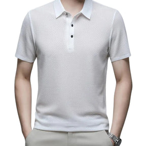 Camisa Polo Masculina Premium Piannaro PN024 em tecido leve e elegante.