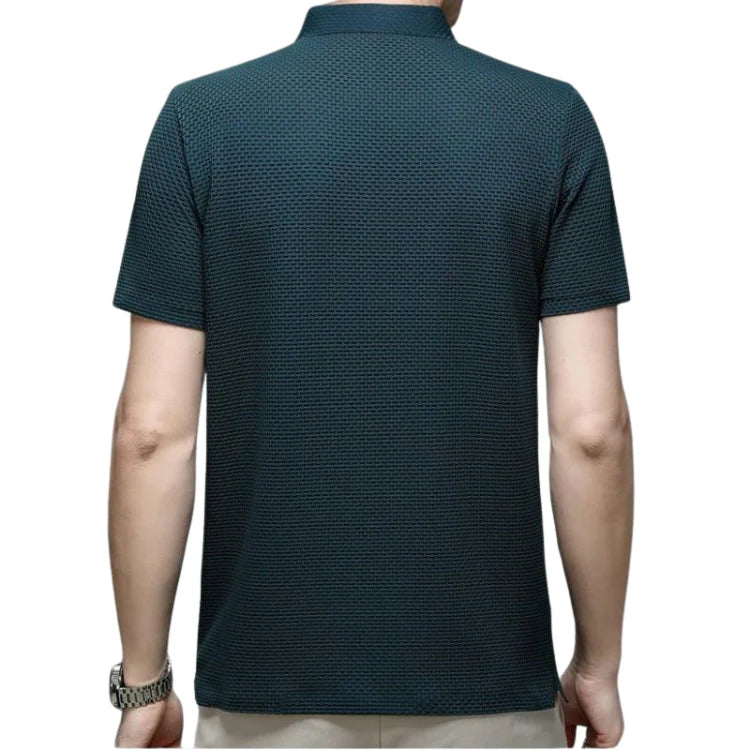 Camisa Polo Masculina Premium Piannaro PN024 em tecido leve e elegante.