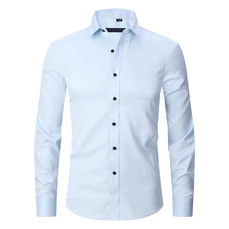 Camisa Social de Algodão Masculina Piannaro PN142 em modelagem slim fit
