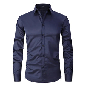 Camisa Social de Algodão Masculina Piannaro PN142 em modelagem slim fit