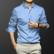 Camisa Social Masculina Piannaro PN422 em modelagem slim fit