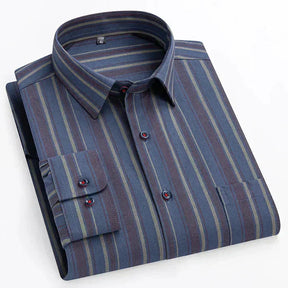 Camisa Social Masculina Piannaro PN154 em corte slim fit, elegante e confortável.