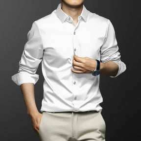 Camisa Social Masculina Piannaro PN422 em modelagem slim fit