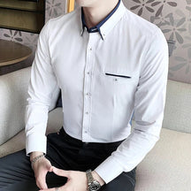 Camisa Social Masculina Piannaro PN152 em modelagem slim fit, elegante e confortável.