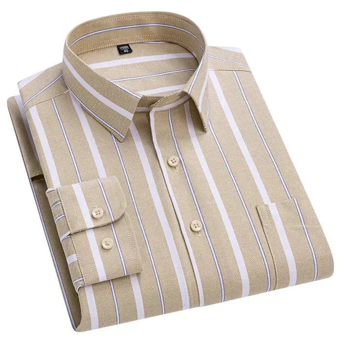 Camisa Social Masculina Piannaro PN154 em corte slim fit, elegante e confortável.