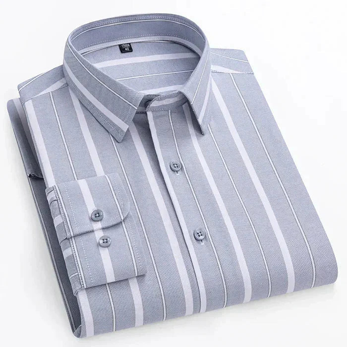 Camisa Social Masculina Piannaro PN154 em corte slim fit, elegante e confortável.