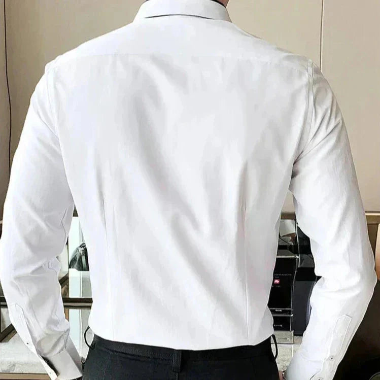 Camisa Social Masculina Piannaro PN152 em modelagem slim fit, elegante e confortável.