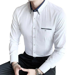 Camisa Social Masculina Piannaro PN152 em modelagem slim fit, elegante e confortável.