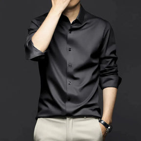 Camisa Social Masculina Piannaro PN422 em modelagem slim fit