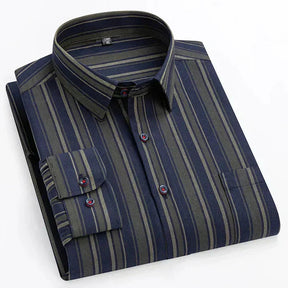 Camisa Social Masculina Piannaro PN154 em corte slim fit, elegante e confortável.