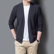 Cardigan Masculino Piannaro PN379 em lã, viscose e caxemira