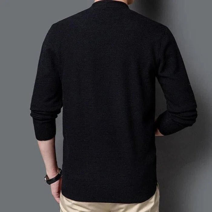 Cardigan Masculino Piannaro PN379 em lã, viscose e caxemira