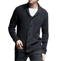 Cardigan Masculino Piannaro PN382 em algodão premium com decote em V.