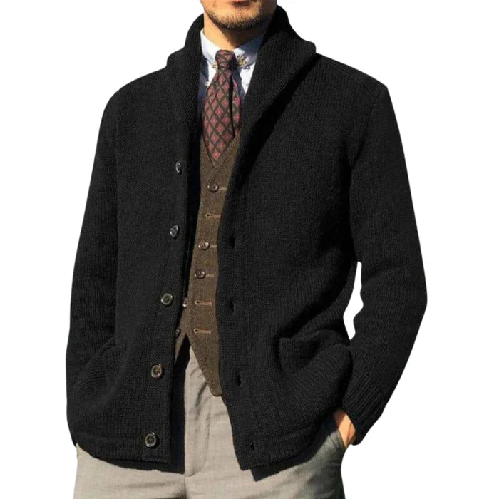Cardigan Masculino Piannaro PN377 com design vintage e conforto moderno.