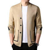 Cardigan Masculino em Caxemira Piannaro, elegância e conforto.