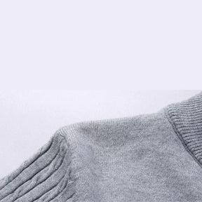 Cardigan Masculino em Lã Piannaro PN389 com design slim fit e zíper.