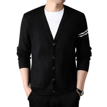 Cardigan Masculino Gola V Piannaro PN383 em cores neutras para estilo versátil.