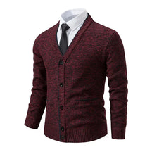 Cardigan Masculino Social Slim Piannaro PN381 em lã e poliéster