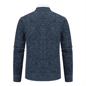 Cardigan Masculino Social Slim Piannaro PN381 em lã e poliéster