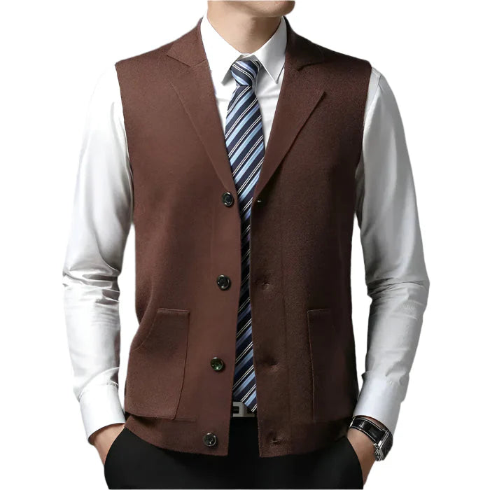 Colete Masculino Social Piannaro PN397 em um elegante design clássico.
