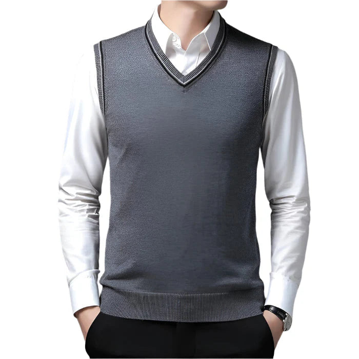 Colete Masculino Social em Lã Piannaro PN403, elegância e conforto em lã premium.