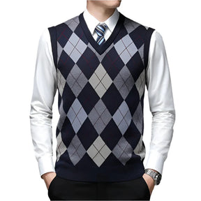 Colete Masculino Tricot Piannaro PN395 em tricô premium com design moderno.