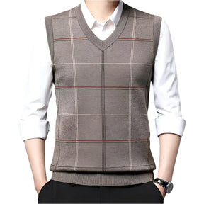 Colete Masculino Tricot Piannaro PN398 em tricot, estilo parisiense.