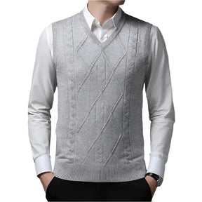 Colete Masculino Tricot Piannaro PN396 em tricot premium, elegante e versátil.