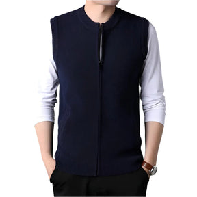 Colete Masculino Tricot em Lã Piannaro PN404 com design moderno e sofisticado.