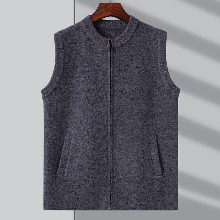 Colete Masculino Tricot em Lã Piannaro PN404 com design moderno e sofisticado.