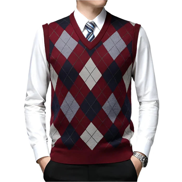 Colete Masculino Tricot Piannaro PN395 em tricô premium com design moderno.