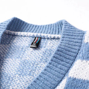 Colete Masculino Tricot Xadrez Piannaro PN400 com design clássico e elegante.